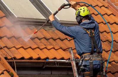 Démoussage et hydrofuge de toiture à Turgy
